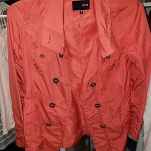 HURLEY Jacket Light Coral Peach sz Medium